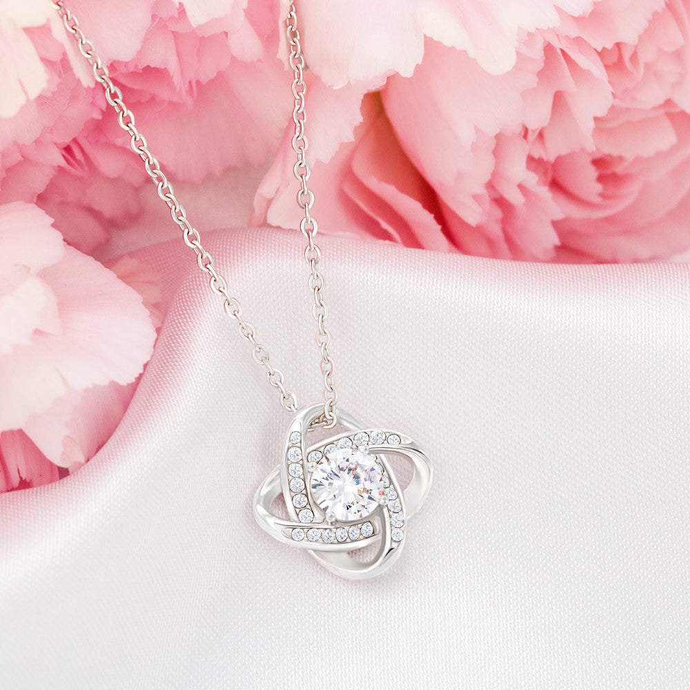 10k white gold .2 tcw diamond love knot pendant - Walmart.com