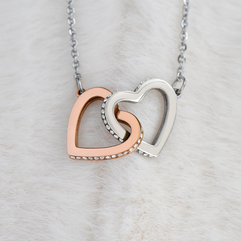 Interlocking Hearts Necklace For Stepdaughter Bonus Daughter