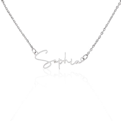 Personalized Name Necklace in Signature Style MADE IN THE USA!