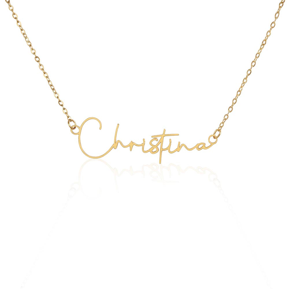 Personalized Name Necklace in Signature Style MADE IN THE USA!