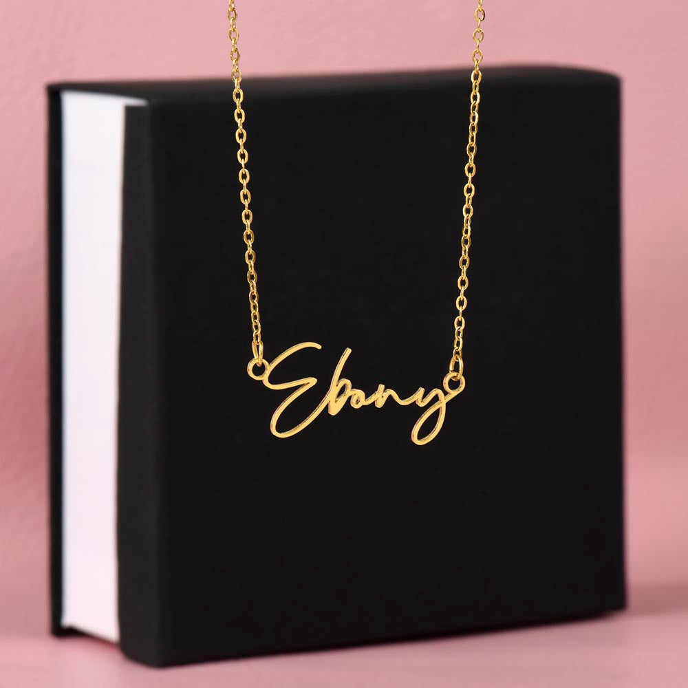 Personalized Name Necklace in Signature Style MADE IN THE USA!