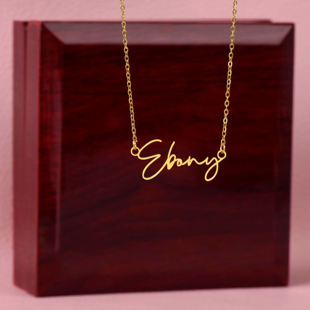 Personalized Name Necklace in Signature Style MADE IN THE USA!